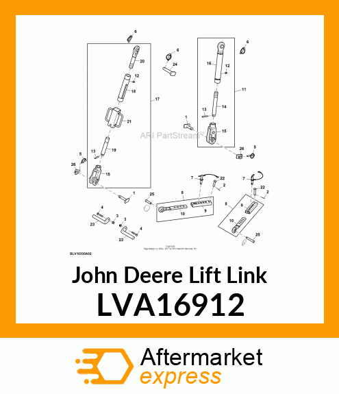 LIFT LINK, LH, 4M/4R LVA16912