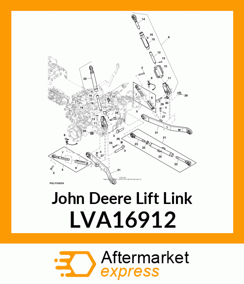 LIFT LINK, LH, 4M/4R LVA16912