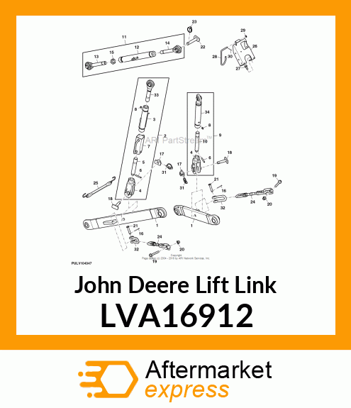 LIFT LINK, LH, 4M/4R LVA16912