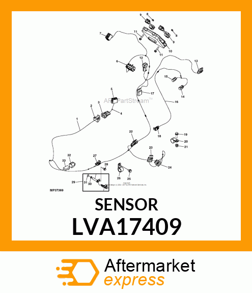 SENSOR, SENSOR, HALLEFFECTOMNIDIRE LVA17409