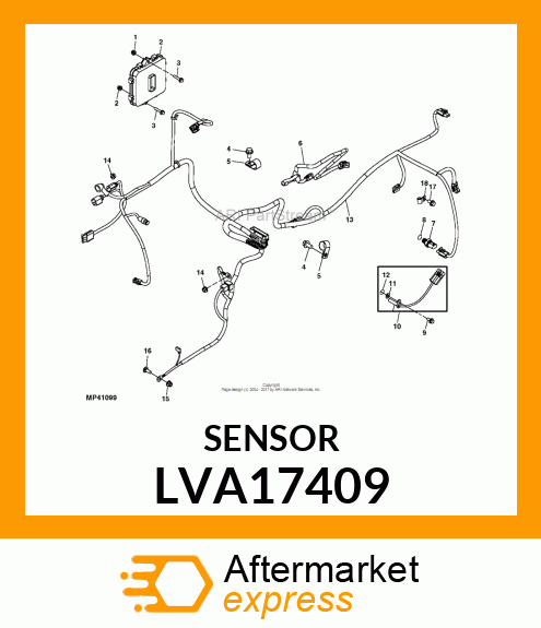 SENSOR, SENSOR, HALLEFFECTOMNIDIRE LVA17409