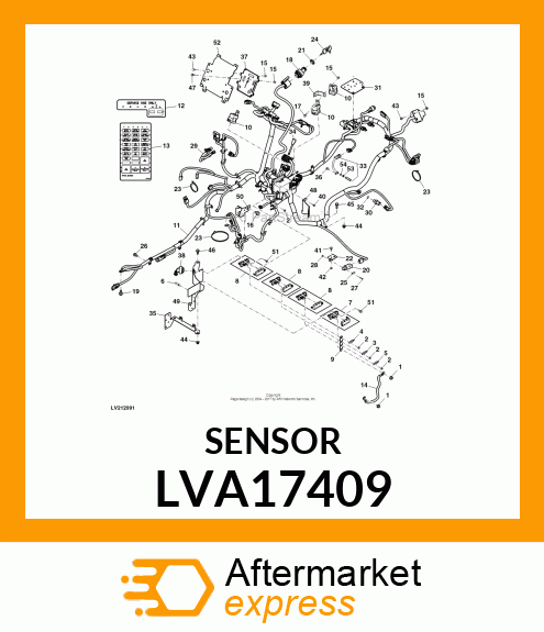 SENSOR, SENSOR, HALLEFFECTOMNIDIRE LVA17409