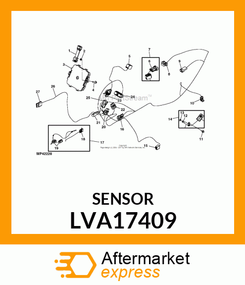 SENSOR, SENSOR, HALLEFFECTOMNIDIRE LVA17409