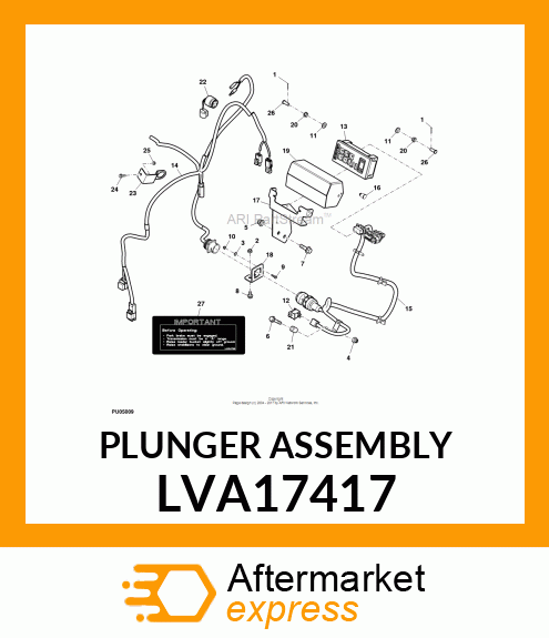 PLUNGER ASSEMBLY LVA17417