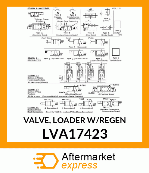 VALVE, LOADER W/REGEN LVA17423