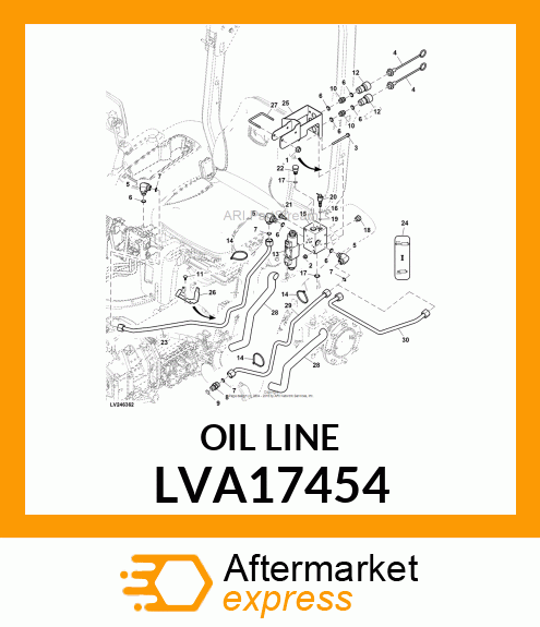 OIL LINE, PBYSCV LVA17454