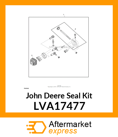 KIT, VALVE SEAL X20 LVA17477