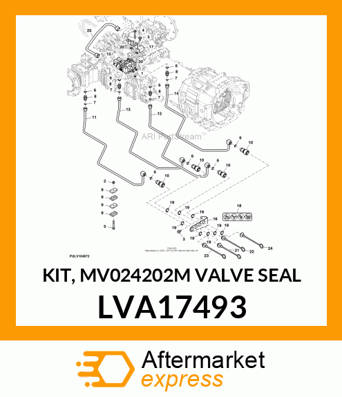 KIT, MV024202M VALVE SEAL LVA17493