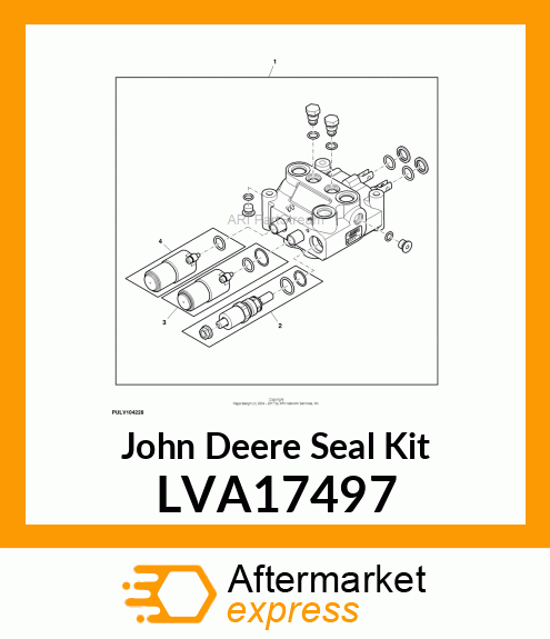 KIT, MV052201M VALVE SEAL LVA17497