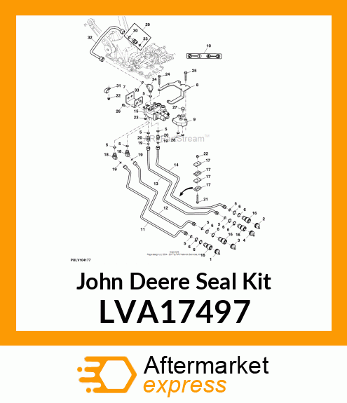 KIT, MV052201M VALVE SEAL LVA17497