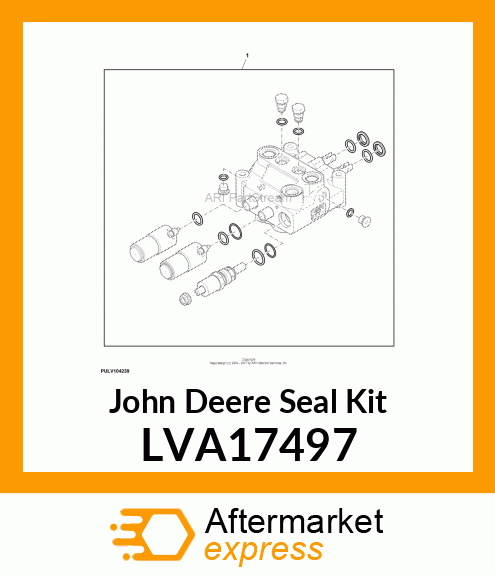 KIT, MV052201M VALVE SEAL LVA17497