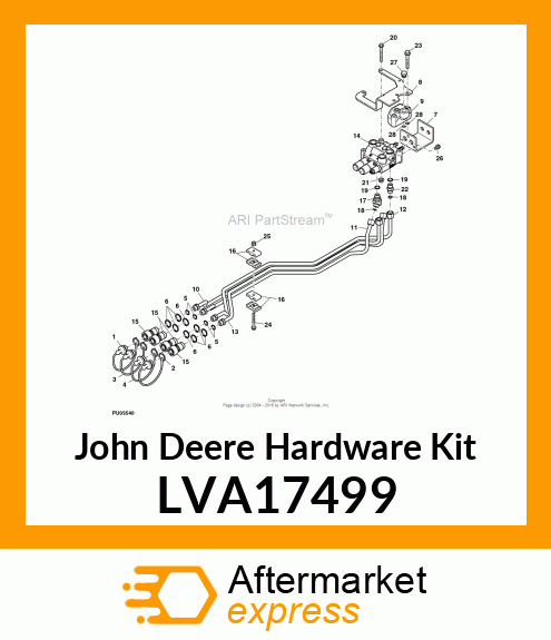 KIT, MV052201M REGEN SPOOL HARDWARE LVA17499