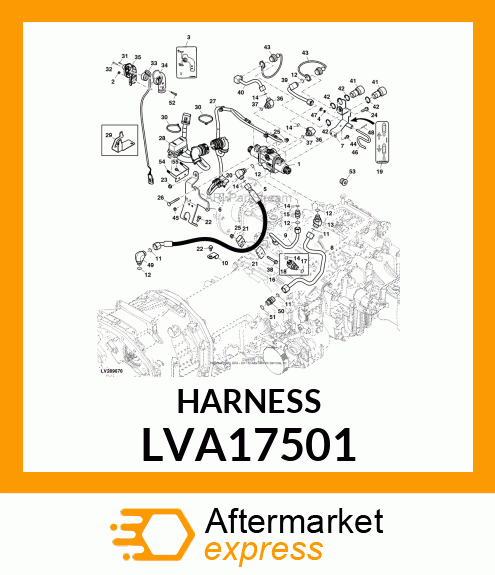 HARNESS, WIRING, 3RD EH LVA17501