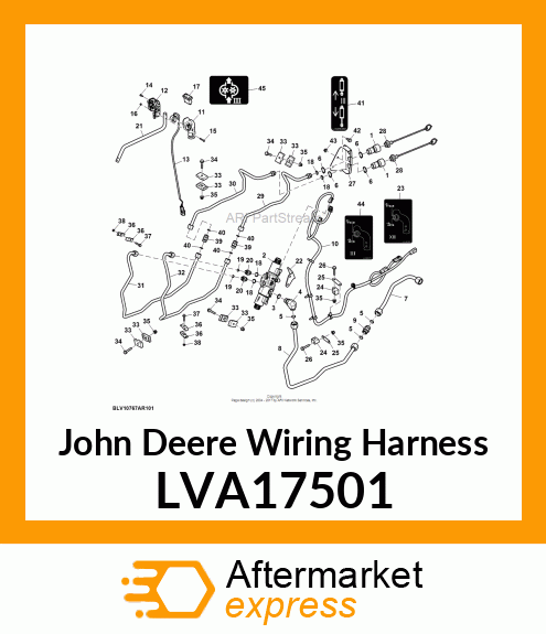 HARNESS, WIRING, 3RD EH LVA17501