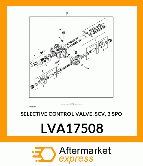 SELECTIVE CONTROL VALVE, SCV, 3 SPO LVA17508