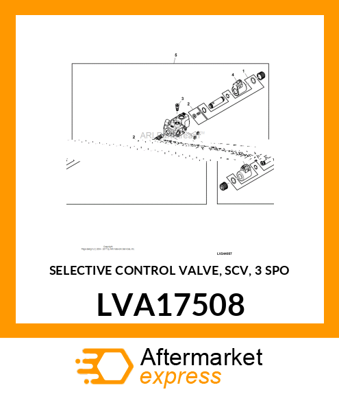 SELECTIVE CONTROL VALVE, SCV, 3 SPO LVA17508