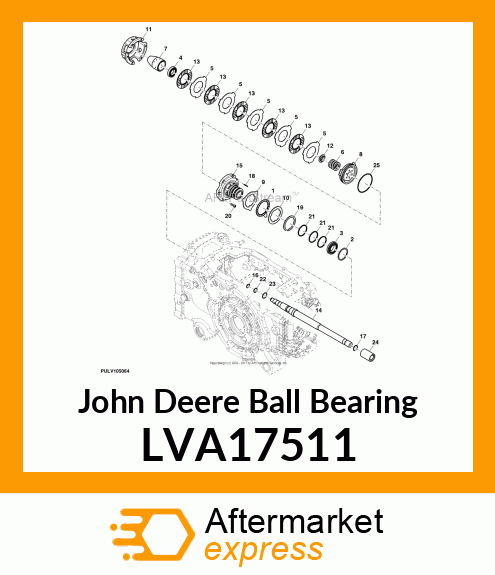 BALL BEARING, #6203 LVA17511