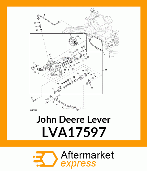 LEVER, POSITION FEEDBACK, 4E SERIES LVA17597