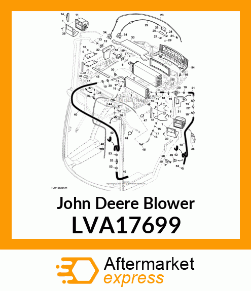 BLOWER, BLOWER, HVAC, W/ SUPPRESSIO LVA17699