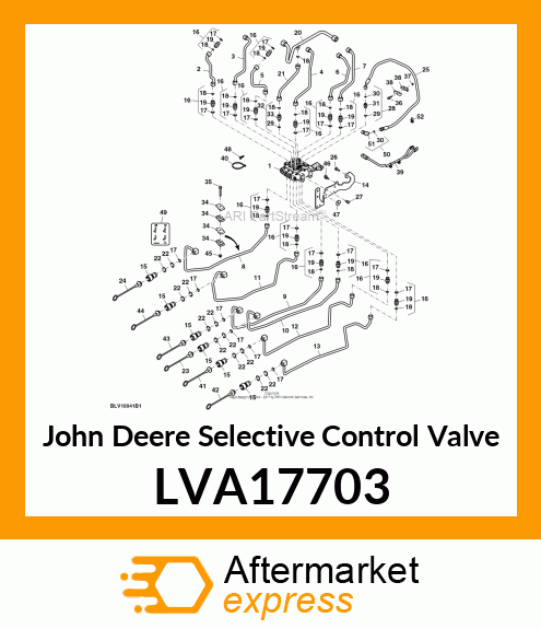 CONTROL VALVE, DIVERTER, 3 FUNCTION LVA17703