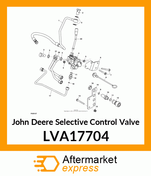 SELECTIVE CONTROL VALVE, VALVE, HYD LVA17704