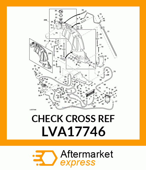 FUEL SENDER, CAB LVA17746