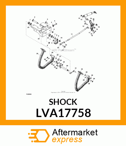 SHOCK ABSORBER, SHOCK ABSORBER, SEL LVA17758