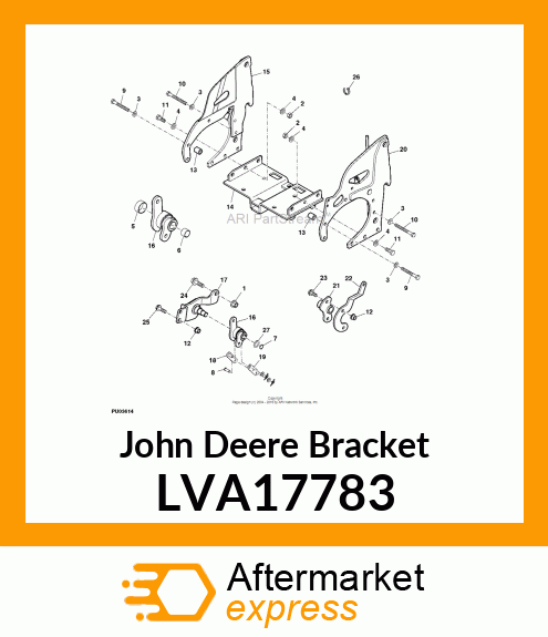 BRACKET, PIVOT MOUNT LVA17783