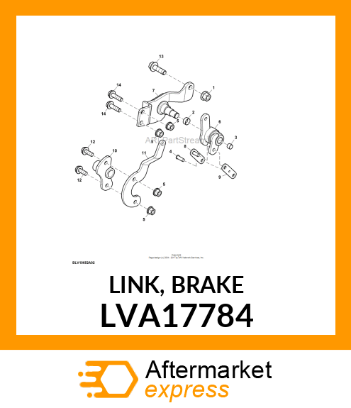 LINK, BRAKE LVA17784