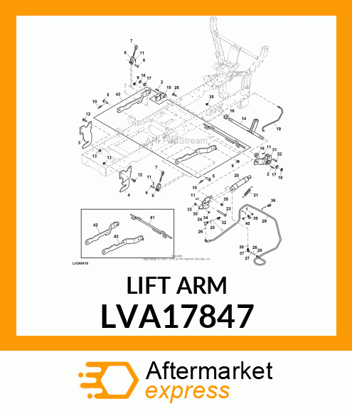 Lift Arm LVA17847