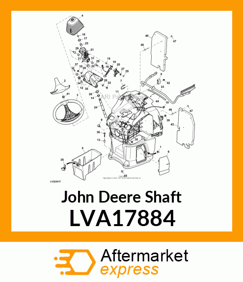 SHAFT, TILT STEERING LVA17884