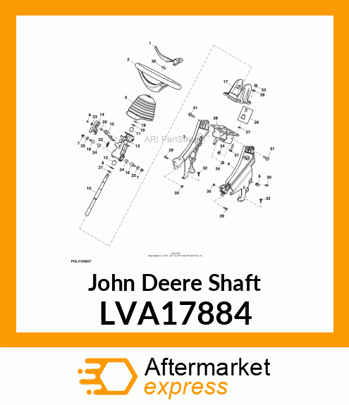 SHAFT, TILT STEERING LVA17884