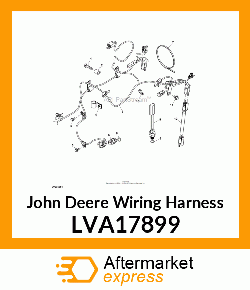 1026R MAIN CHASSIS HARNESS LVA17899