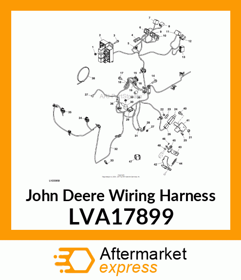 1026R MAIN CHASSIS HARNESS LVA17899