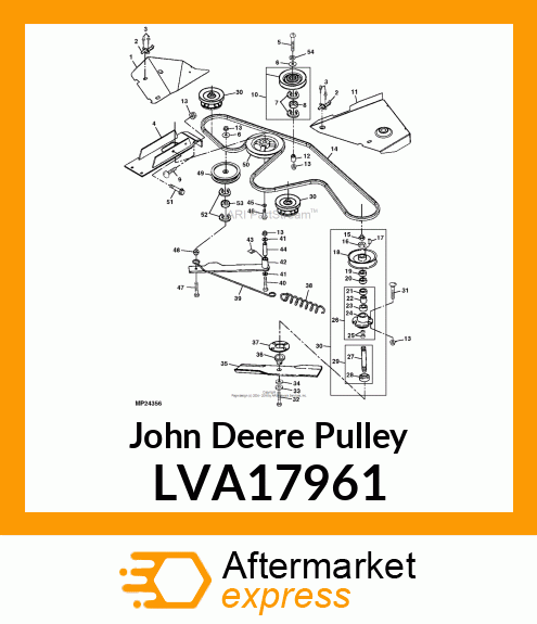 PULLEY, HUB LVA17961