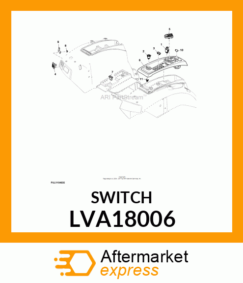 SWTICH, HITCH ASSIST ENABLE LVA18006