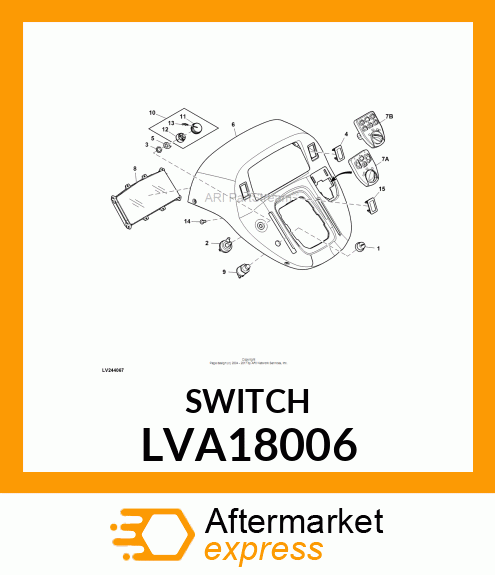 SWTICH, HITCH ASSIST ENABLE LVA18006