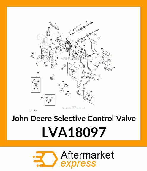 SCV, DUAL REAR LEVER OPERATED LVA18097