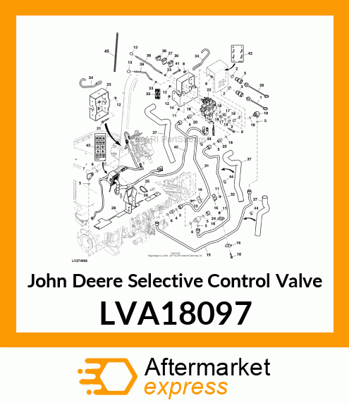 SCV, DUAL REAR LEVER OPERATED LVA18097