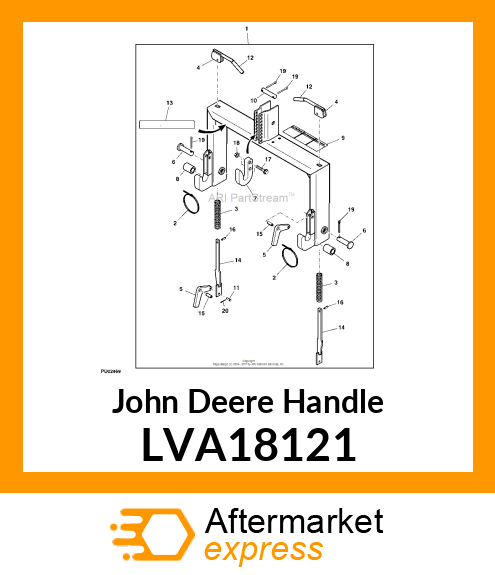 HANDLE, STRAIGHT LVA18121