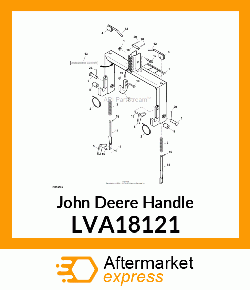 HANDLE, STRAIGHT LVA18121