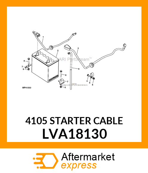 4105 STARTER CABLE LVA18130