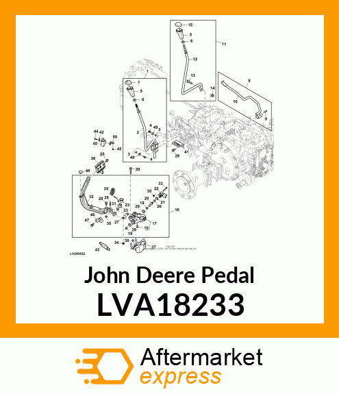 CLUTCH PEDAL ASSEMBLY LVA18233