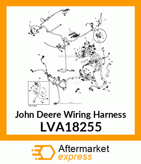 WIRING HARNESS_CAB EH SCV LVA18255