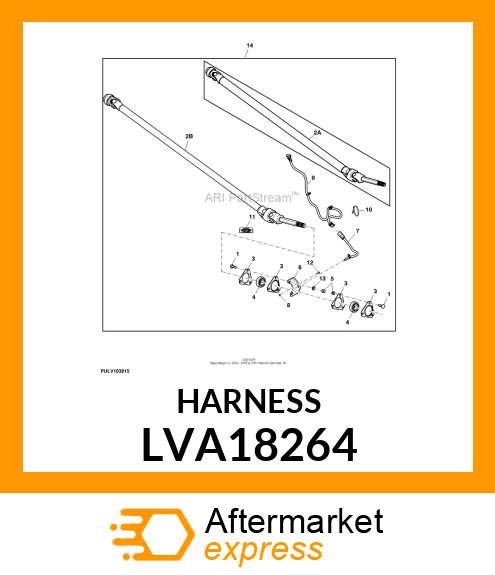 WIRING HARNESS, JUMPER, HALL EFFECT LVA18264