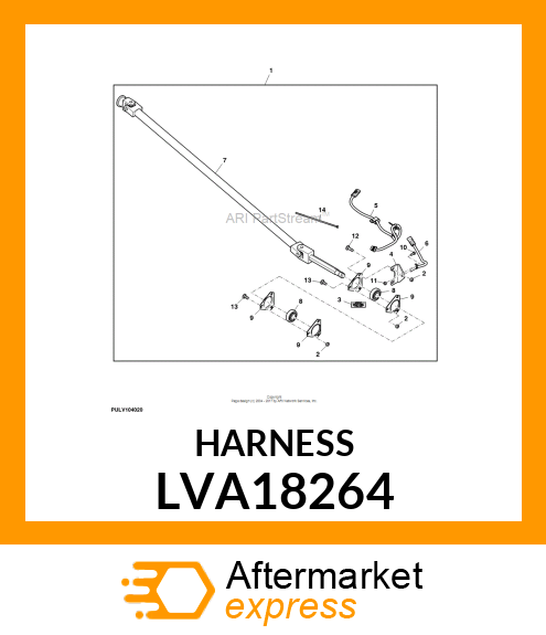 WIRING HARNESS, JUMPER, HALL EFFECT LVA18264