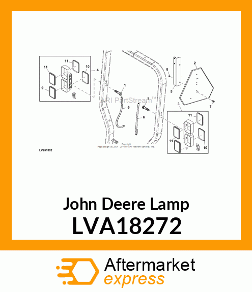 TURN/WARNING ROPS LAMP LVA18272