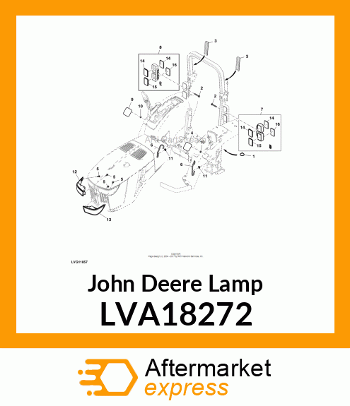 TURN/WARNING ROPS LAMP LVA18272