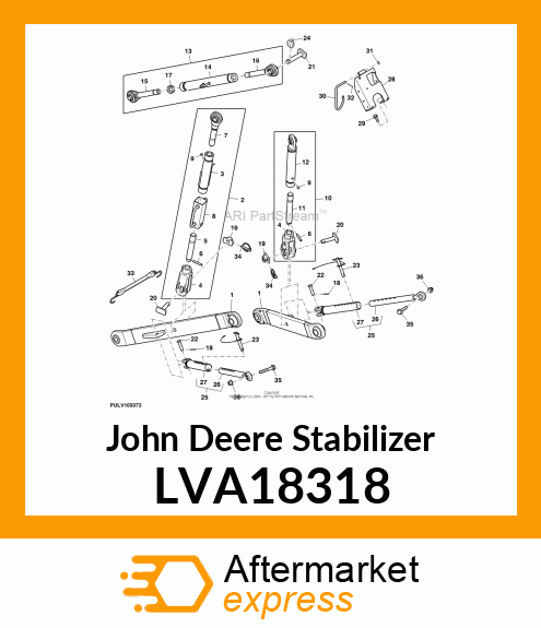 STABILIZER, SWAY BAR LVA18318