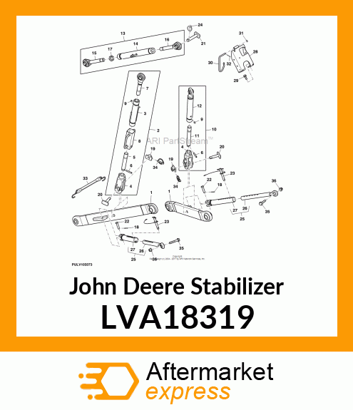 STABILIZER, SWAY BAR FEMALE LVA18319